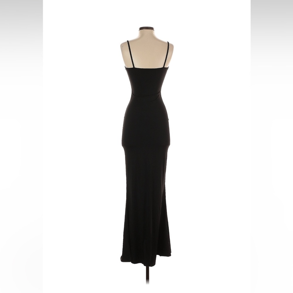 Black Long Slip Dress - Picture 2 of 2